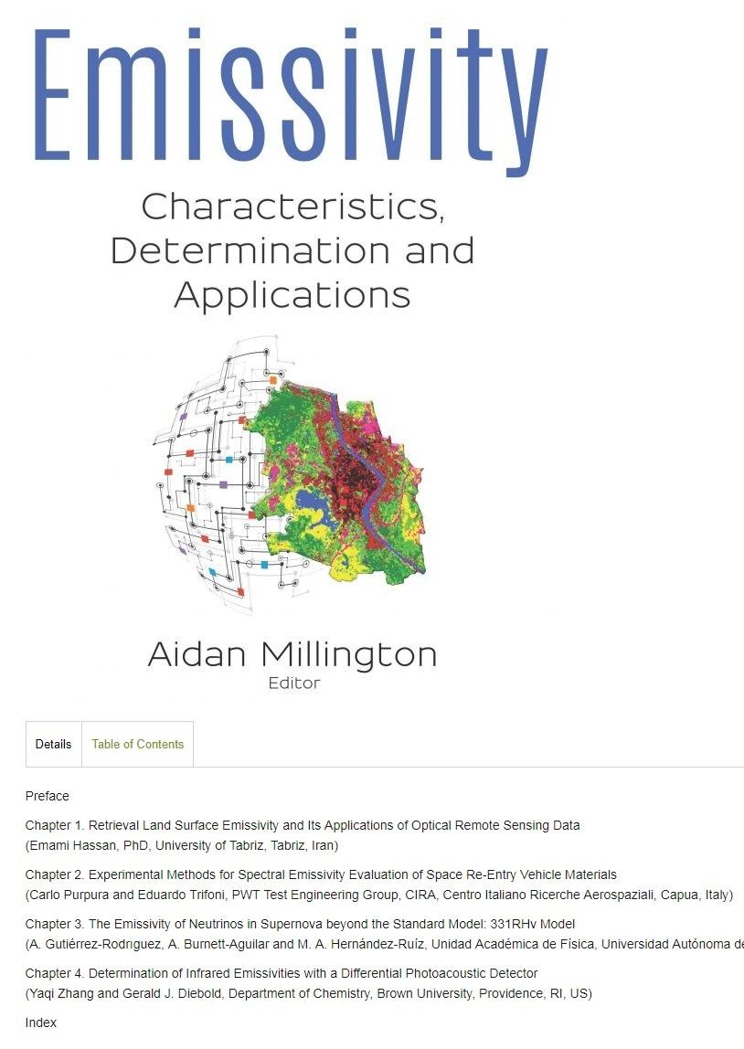 Emissivity: Characteristics, Determination and Applications